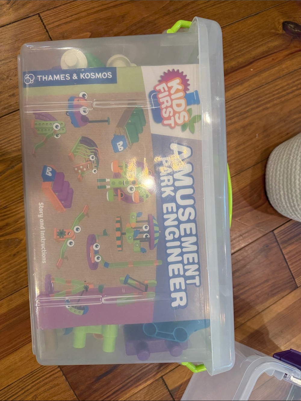 Kids First Amusement Park Engineer Toy Set - Purple & Green